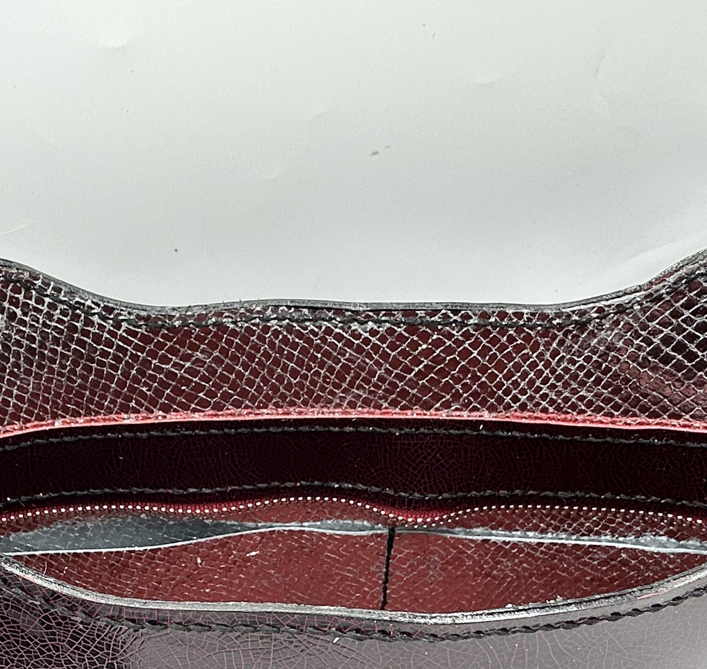 Burgundy and Silver snake Fair TiffanyBag