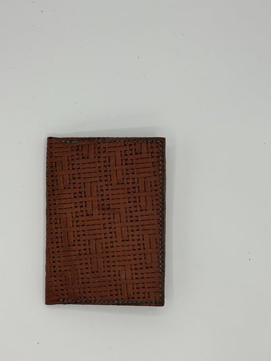 Leather passport holder